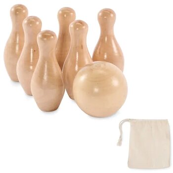 Mini dennenhouten bowling set Bolito hout Mini dennenhouten bowling set Bolito hout
