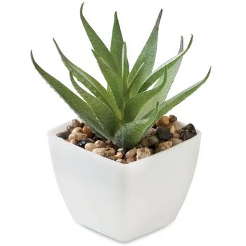 Mini kunstplant Artiloe wit