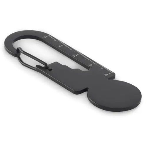 Multifunctionele sleutelhanger Multikey zwart