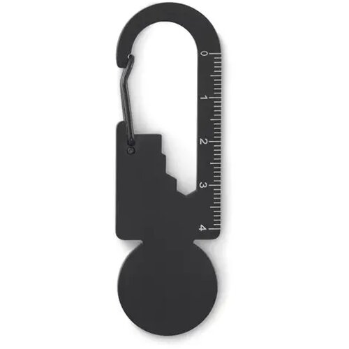 Multifunctionele sleutelhanger Multikey zwart