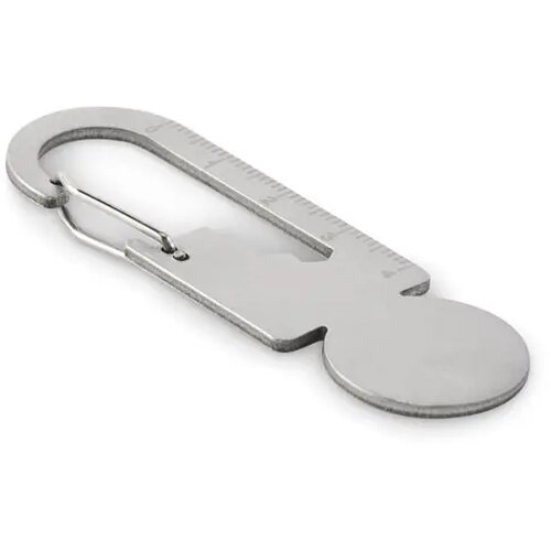 Multifunctionele sleutelhanger Multikey zilver