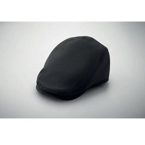Newsboy platte pet 235g/m² Flat peak zwart