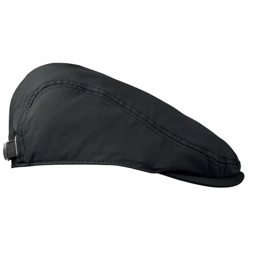 Newsboy platte pet 235g/m² Flat peak zwart