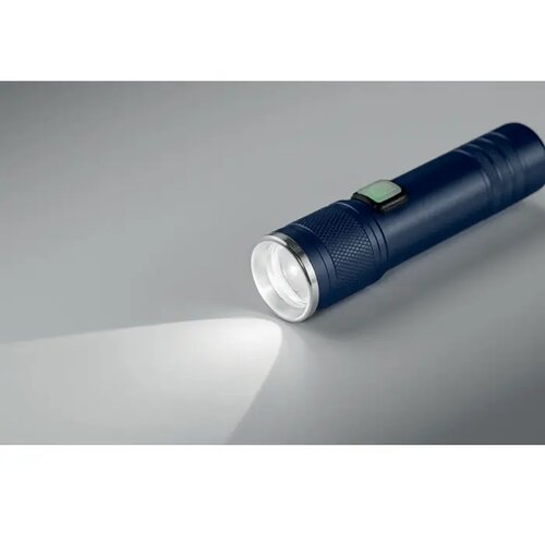 Oplaadbare cob zaklamp Flashra Kobaltblauw