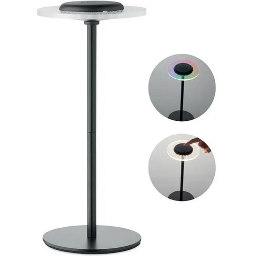 Oplaadbare ijzeren tafellamp Lounge zwart