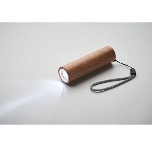 Oplaadbare zaklamp beukenhout Lite hout