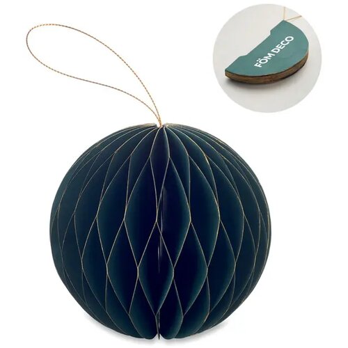 Opvouwbare kerstbalhanger Harmobauble groen