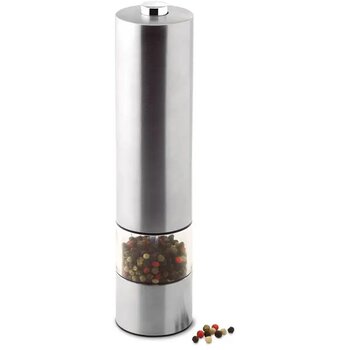 Peper- en zoutmolen Giro mat zilver Peper- en zoutmolen Giro mat zilver