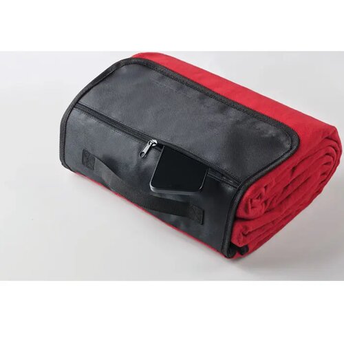 Polar fleece picknickdeken Costa Rood
