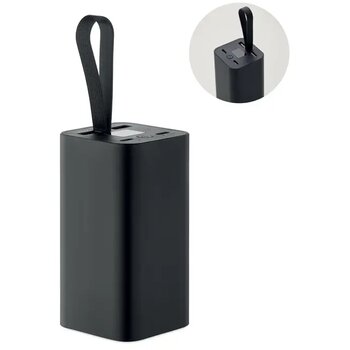Powerbank 20.000 mah Voima zwart Powerbank 20.000 mah Voima zwart