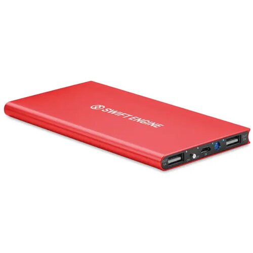 Powerbank 8000 mah Powerflat8 rood