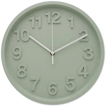 Pp wandklok Muro mintgroen