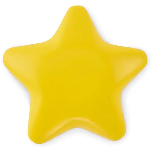 Pu anti-stress ster Starly geel