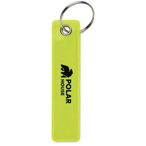 Reflecterende pvc hanger Keyflect neon geel