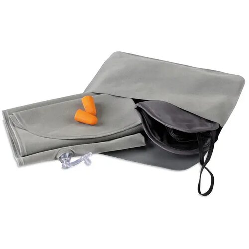 Reisset met kussen en masker Travelplus grijs