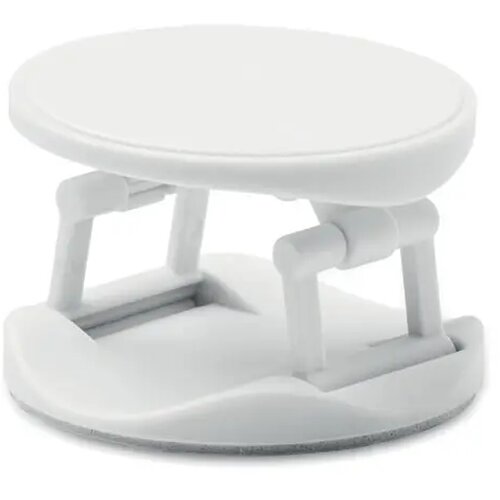Ronde telefoonhouder Dot wit