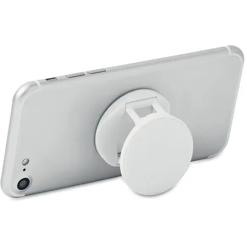 Ronde telefoonhouder Dot wit