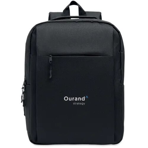 Rpet 15 inch laptop backpack Akraos zwart