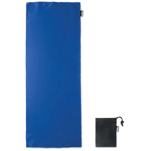 Rpet sporthanddoek in zakje Tuko rpet royal blauw