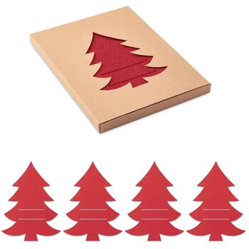 Rpet vilten bestekhouder Treesguard rood Rpet vilten bestekhouder Treesguard rood