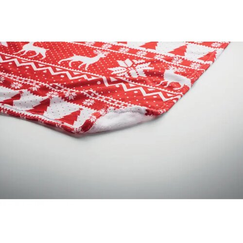 Rpet-fleecedeken 190gr/m² Tosti rood