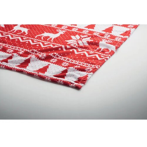 Rpet-fleecedeken 190gr/m² Tosti rood
