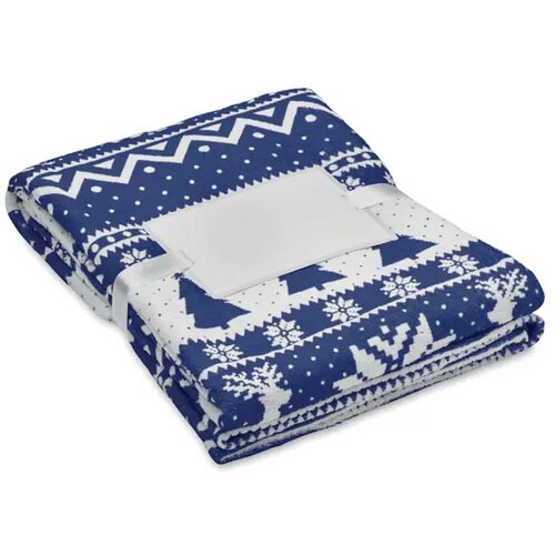 Rpet-fleecedeken 190gr/m² Tosti blauw