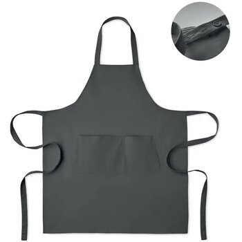 Schort biologisch katoen 240g Gamma steengrijs