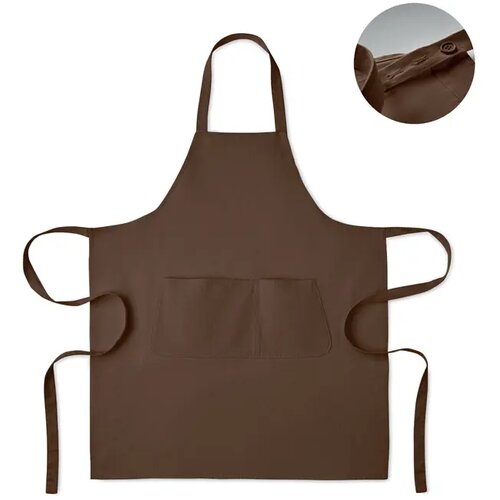 Schort biologisch katoen 240g Gamma chocolade