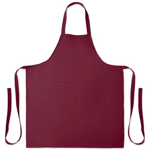 Schort biologisch katoen 240g Gamma bordeaux