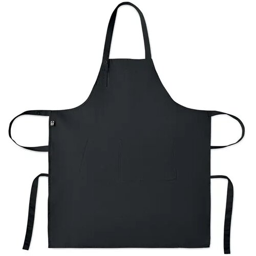 Schort biologisch katoen 240g Gamma zwart