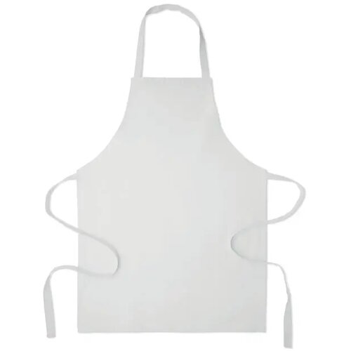 Schort van gerecycled katoen Sous colour wit