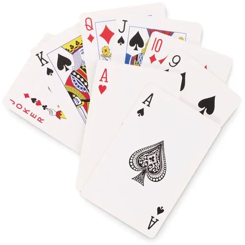 Set klassieke speelkaarten Playcard transparant