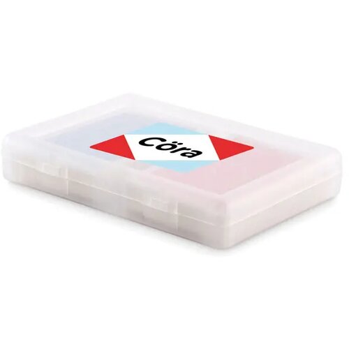 Set klassieke speelkaarten Playcard transparant