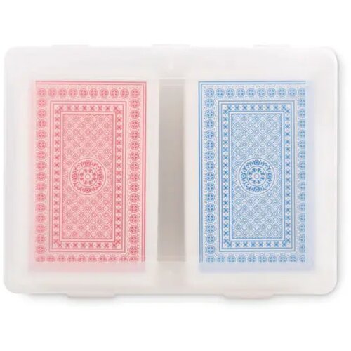 Set klassieke speelkaarten Playcard transparant