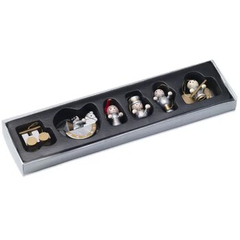 Set van 6 kerstdecoraties Helsinborg multicolour Set van 6 kerstdecoraties Helsinborg multicolour