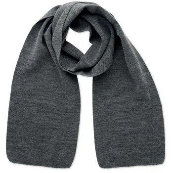 Sjaal van rpet polyester Rafy wit/zwart
