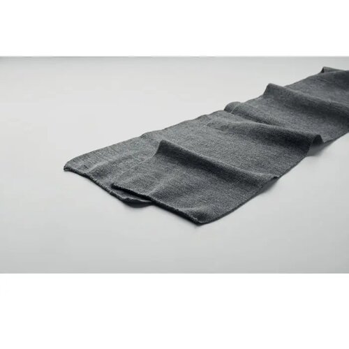 Sjaal van rpet polyester Rafy wit/zwart