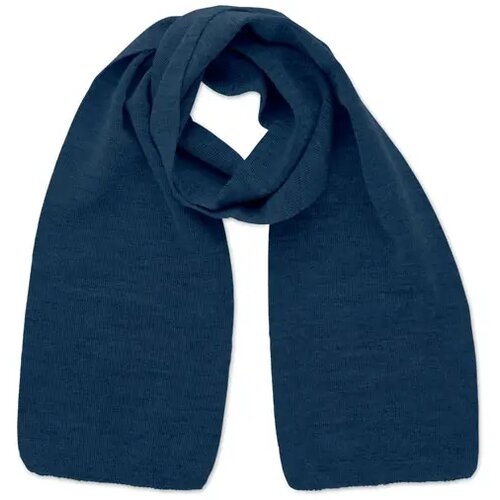 Sjaal van rpet polyester Rafy blauw
