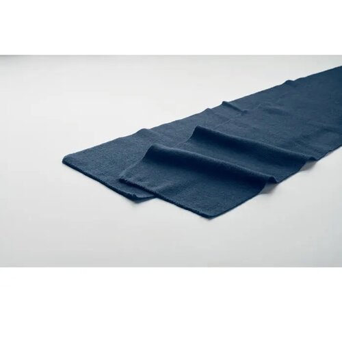 Sjaal van rpet polyester Rafy blauw