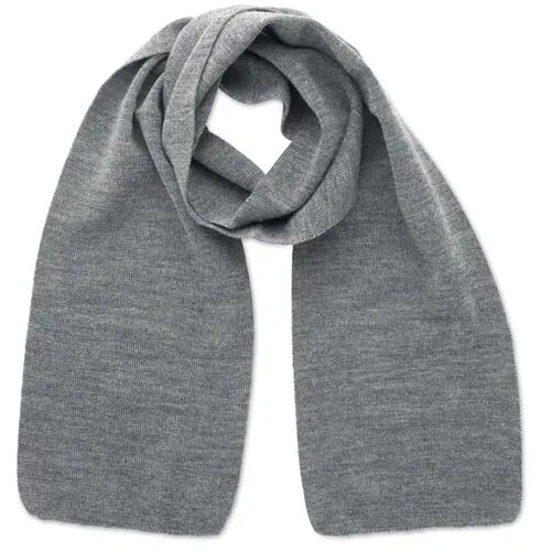 Sjaal van rpet polyester Rafy wit/grijs