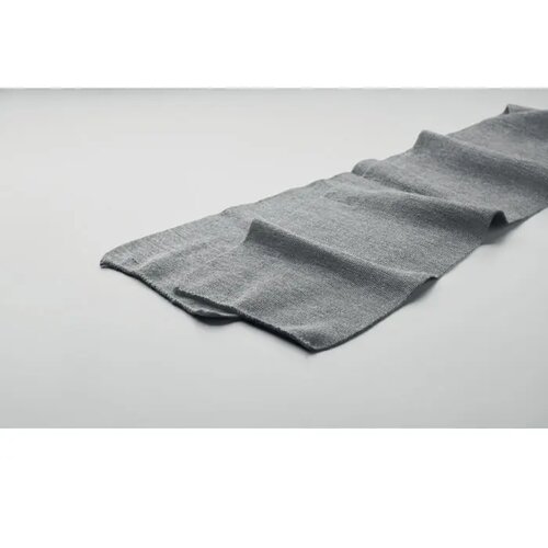Sjaal van rpet polyester Rafy wit/grijs