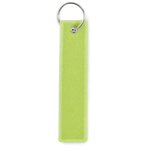 Sleutelhanger "remove before fl Takeoff neon groen