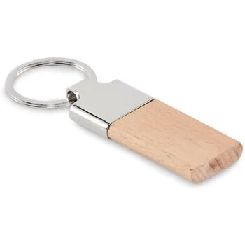 Sleutelhanger met rubberhout Llaving hout