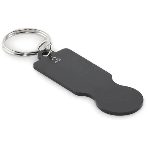 Sleutelhanger met winkelwagenmu Tokley zwart