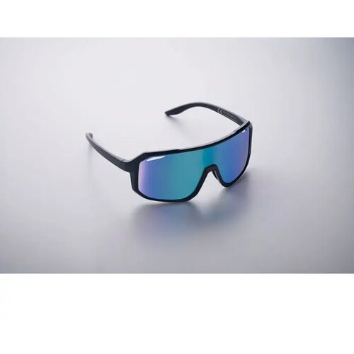 Sport zonnebril uv400 Flash blauw