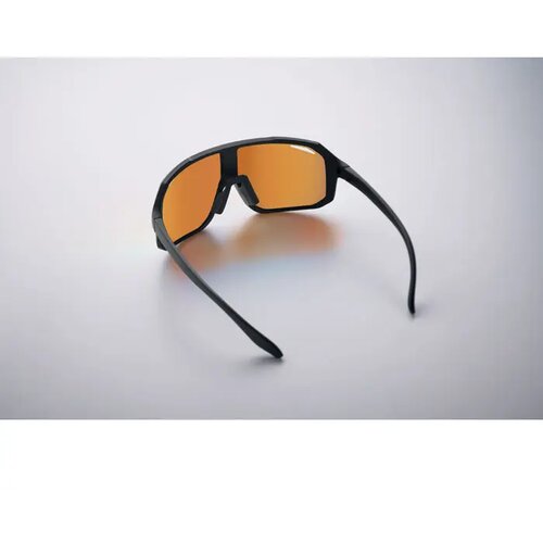 Sport zonnebril uv400 Flash oranje