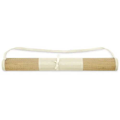 Strandmat van natuurlijk stro Rafia beige
