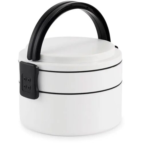 Twee-laagse lunchbox Ensala Wit
