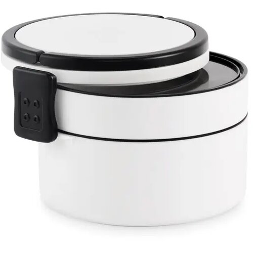 Twee-laagse lunchbox Ensala Wit